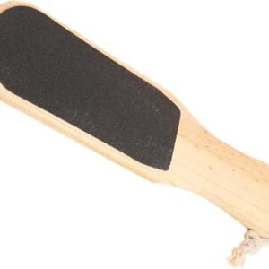 showay doublesided wood foot rasp dead skin callus remover foot file exfoliating brush wooden handle 30.31